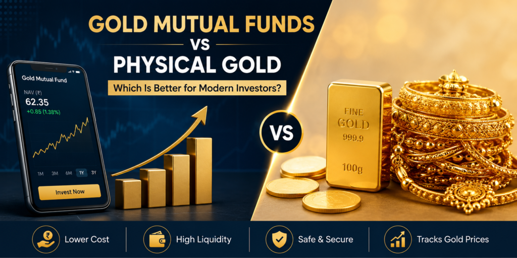 Gold Mutual Funds vs Physical Gold: Which Is Better for Modern Investors?