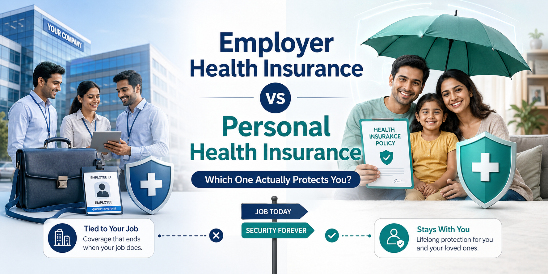 Employer Health Insurance vs Personal Health Insurance: Which One Actually Protects You?